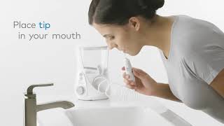 How to Use the Waterpik™ Aquarius Professional Water Flosser [upl. by Akeirahs82]