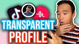 HOW TO MAKE YOUR PROFILE PICTURE TRANSPARENT ON TIKTOK iOS amp Android NEW [upl. by Micheline159]