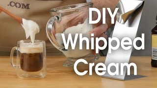 DIY whipped cream in 60 seconds [upl. by Kain362]