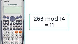 Calculate mod the Remainder using calculator with one step  991ES [upl. by Greysun]