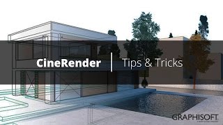 CineRender  Tips amp Tricks  ARCHICAD [upl. by Vevina]