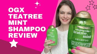 OGX Tea Tree Mint Shampoo Review [upl. by Cha]