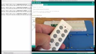 Arduino Tuto 3 How to decode 433MHz RF remote codes [upl. by Irelav]