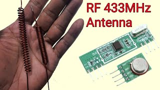 How to make RF433MHz Antenna 📡 Elab Industrial [upl. by Atilehs]