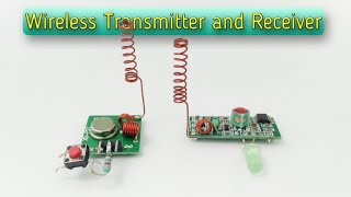 One Channel Transmitter and Receiver with 433Mhz RF module [upl. by Teilo190]