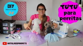 COMO HACER UN TUTU PARA PERROS DIYMASCOTAS [upl. by Peers]