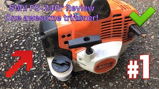 Stihl FS 240R review [upl. by Hanafee]