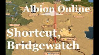 Albion Online  Caerleon to Bridgewatch fast almost safely [upl. by Aleyam]