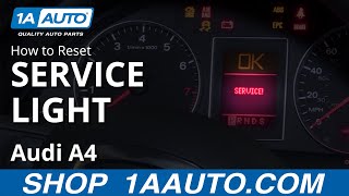 How to Reset Service Light 0409 Audi A4 [upl. by Balas455]