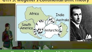 Geography Lecture G1P3 Continental Drift Theory [upl. by Alleirbag]