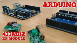 433 MHZ RF module with Arduino  Radiohead Library for 433mhz rf module  Radio Frequency Control [upl. by Lang]