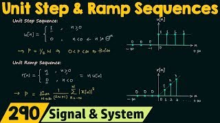 Unit Step amp Unit Ramp Sequences [upl. by Winsor]