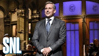 Steve Carell Returns to SNL Monologue  SNL [upl. by Irroc]