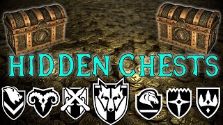 Skyrim Secret Hidden Chests Locations [upl. by Rubin]