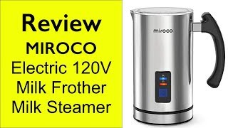 Review Miroco Milk Frother  How to make froth milk at home [upl. by Brinson537]