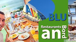 Aida Blu  Alle Restaurants im Überblick [upl. by Inah47]