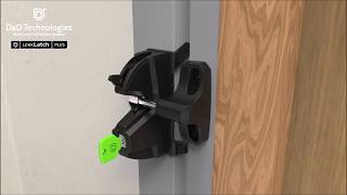 How to install LokkLatch® PLUS Privacy Gate Latch [upl. by Wallas437]