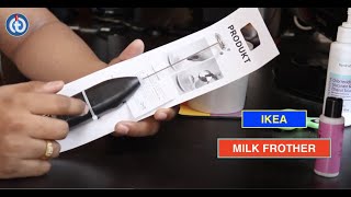 IKEA MILK FROTHER Review amp Battery Installation [upl. by Sugirdor]