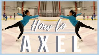 HOW TO DO THE AXEL JUMP  Coach Michelle Hong [upl. by Ahsieym212]