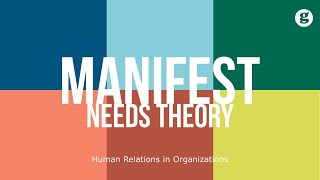 Manifest Needs Theory [upl. by Parthinia410]