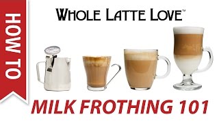 Milk Frothing for Beginners [upl. by Harod]