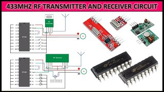 RF Transmitter and Receiver Circuit using 433 Mhz Module [upl. by Nema]