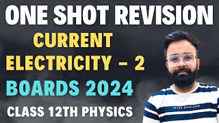 One Shot Revision Chapter  3 Current Electricity Part  02 I Class 12th Physics [upl. by Feliza211]