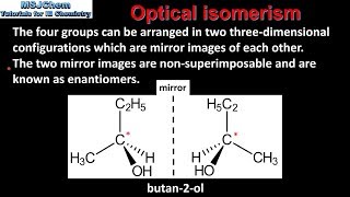 S327 Optical isomerism part 1 HL [upl. by Dyson]