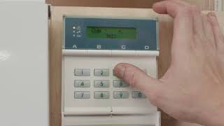 How to RESET Scantronic 9651 alarm after power cut [upl. by Ynaffi]