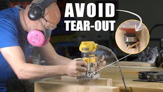 Preventing TearOut While Routing  Plywood amp Solid Wood [upl. by Tegan325]