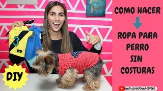 COMO HACER ROPA PARA PERRO  DIY  MASCOTAS [upl. by Tibbitts]