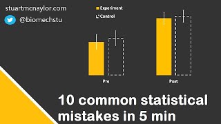 Ten Statistical Mistakes in 5 Min [upl. by Ahearn]