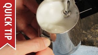 How to AutoFroth Milk for Lattes [upl. by Valida]