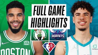 CELTICS at HORNETS  FULL GAME HIGHLIGHTS  October 25 2021 [upl. by Suoirad963]