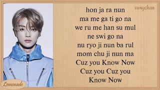 NCT U  Know Now Easy Lyrics [upl. by Saxela145]