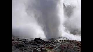 Steamboat Geyser Yellowstone  Huge Eruption [upl. by Einnoj]