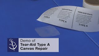 How to Patch Canvas Using TearAid® Type A [upl. by Hamfurd586]