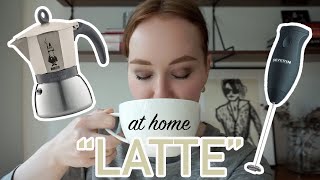 HOW TO MAKE A quotLATTEquot AT HOME moka pot  frother [upl. by Inavihs]