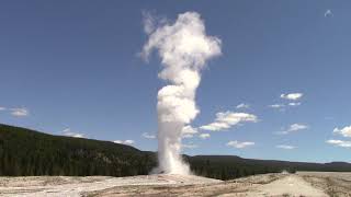 Old Faithful Geyser Biggest Eruption Ever [upl. by Weinstein]