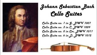 Johann Sebastian Bach  Cello suites in 432 Hz great for reading or studying [upl. by Cissy539]