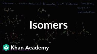 Isomers  Properties of carbon  Biology  Khan Academy [upl. by Epuladaugairam179]